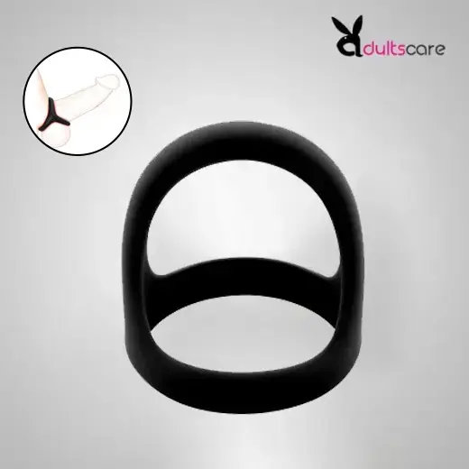3 Holes Cock Ring with Strong Grip Black Color Mens penis Cock Ring - Image 4